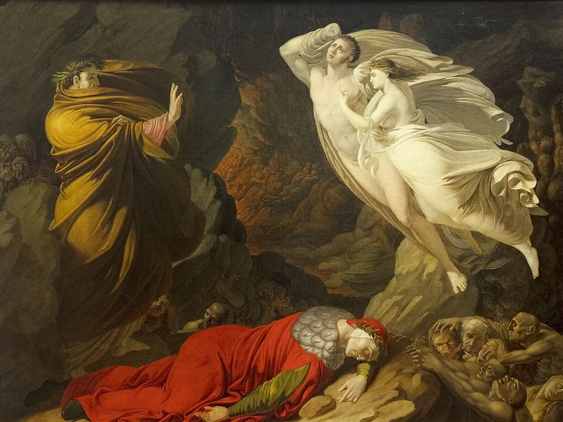 1781-Niccola Monti - Paolo e Francesca da Rimini nell'Inferno